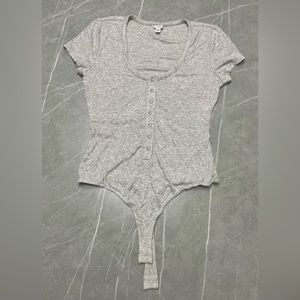 Guess Gray Bodysuit Top Sz. S